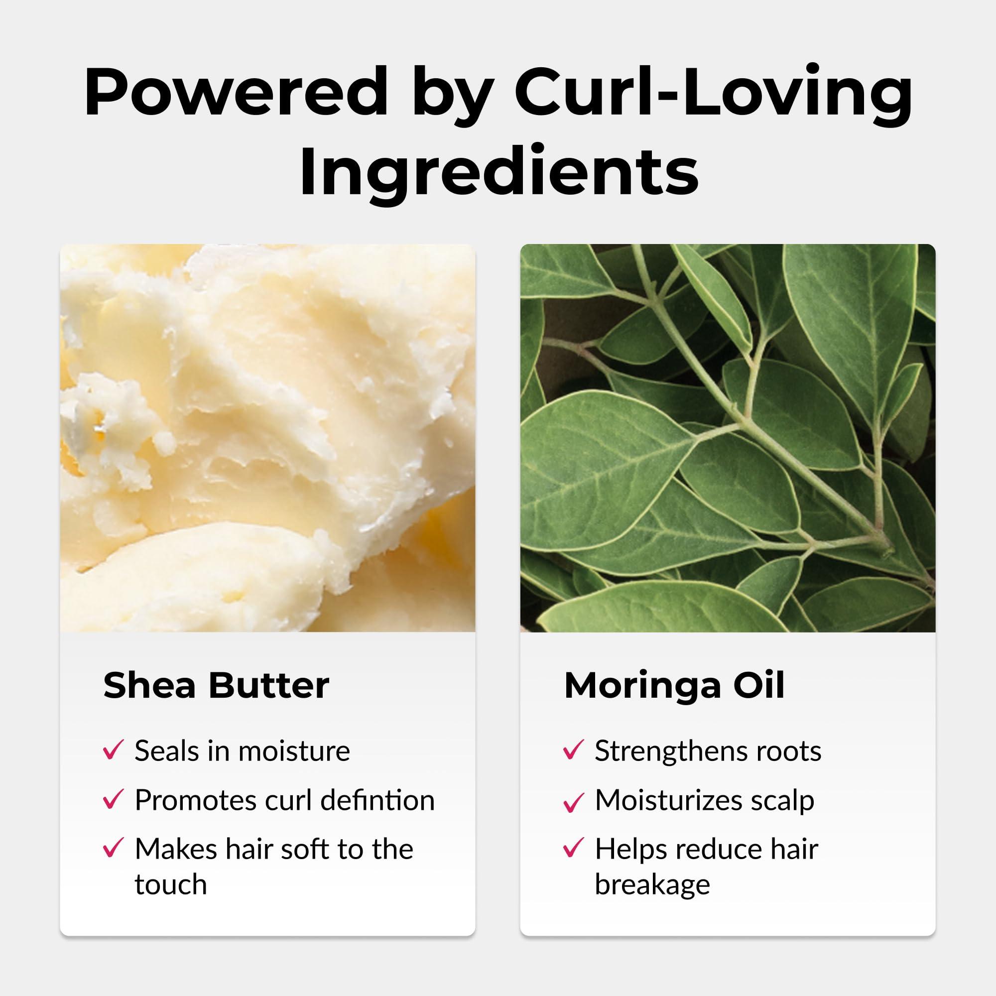 Love Ur Curls Love Ur Curls Shampoo & Conditioner Set with All in One Curl Cream Styler for Curly Hair, 3 Step System to Repair and Moisturizing