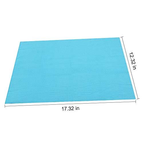 Autdor BoChang Dental Bibs 125 Pcs Lap Cloths Disposable Waterproof Tattoo Bibs Tattoo Table Covers Clean Pad/Patient Bibs