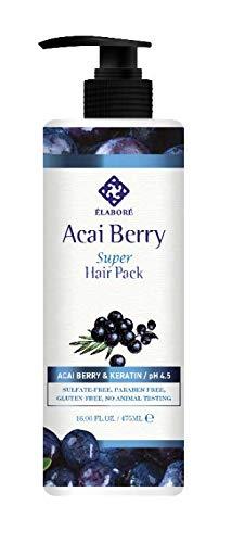 Elabore Elabore Acai Berry Super Hair Pack & Shampoo Set 16.06fl.oz/ 475ml