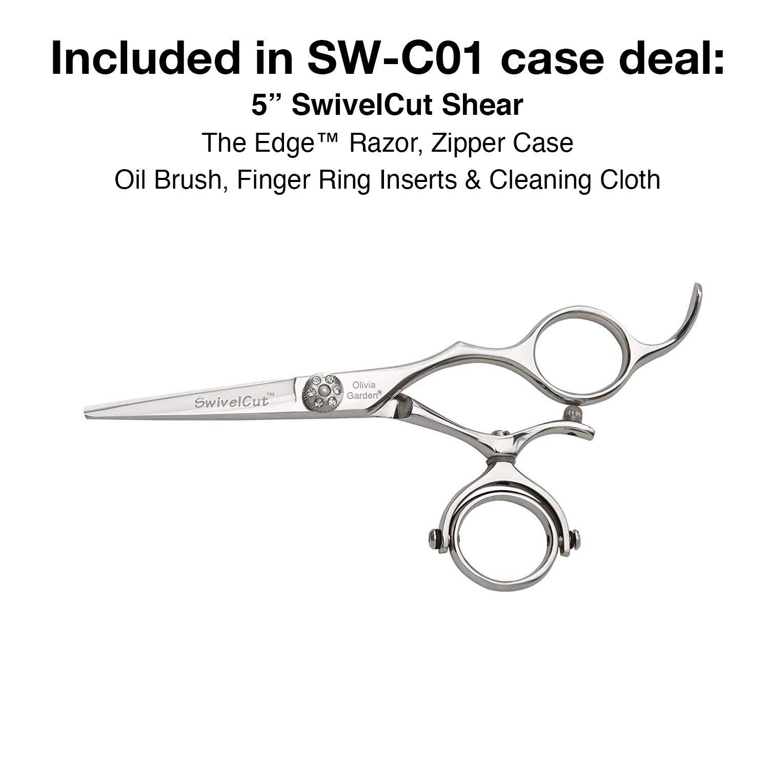 Olivia Garden New Olivia Garden SwivelCut Professional Hairdressing Shears Intro Case Deal (5")