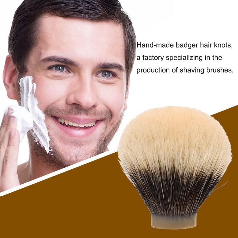 Boti Boti Brush-SHD NC Finest Two Band Badger Hair Knot Gel Tip Bulb Type Daily Barber Beard Care Tool Beard Shaping Kit (20mm)