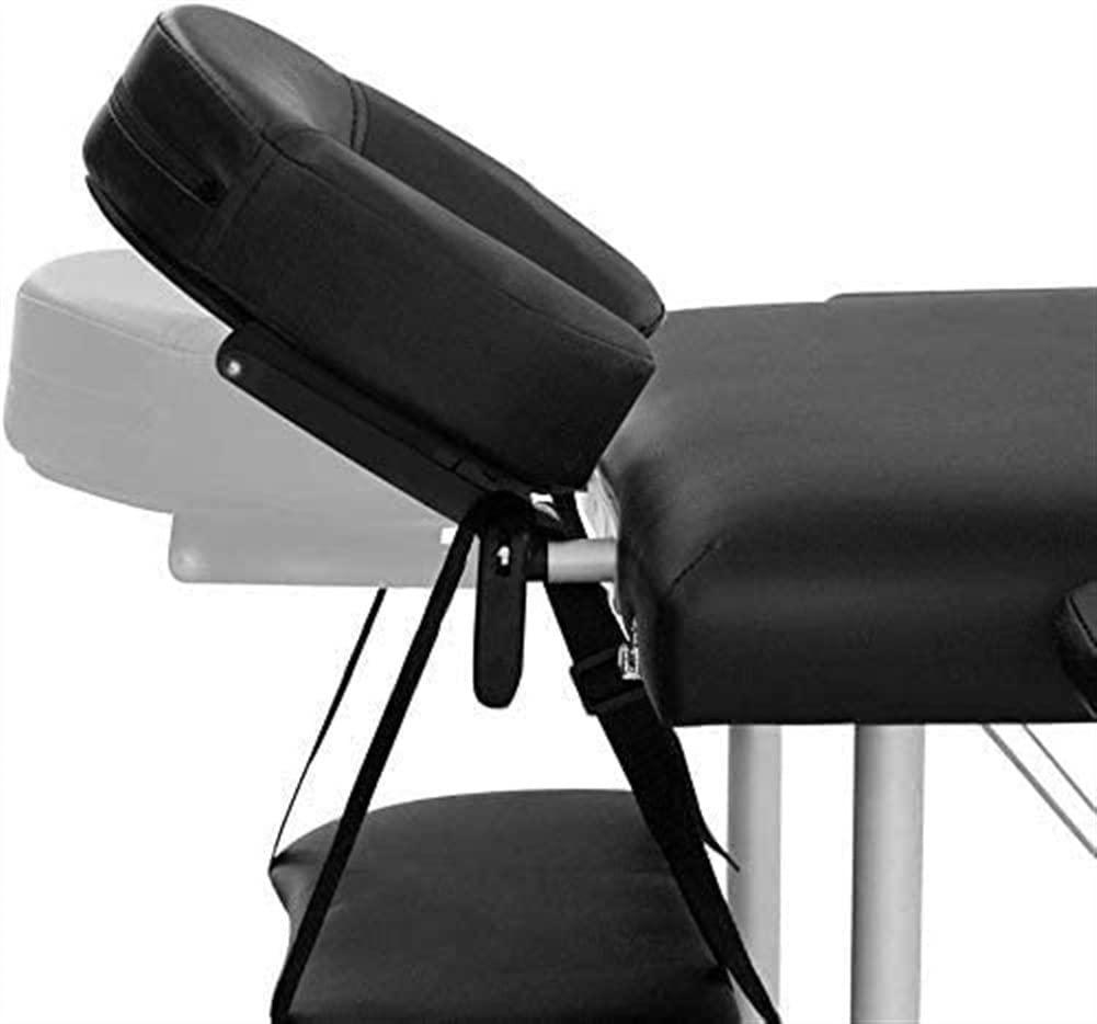 SMSOM SMSOM Portable Massage Table Therapy Bed with Height Adjustable Aluminium Legs, SPA Bed, PU Leather, Suitable for Therapy, Tattoo, Salon, Facial Treatment