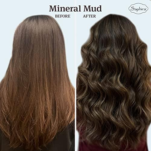 Saphira Saphira Mineral Treatment Shampoo for Fine, Thin and Color-Treated Hair, Sulfate-Free, Paraben-Free, Strengthens, Volumizes and Defines Weak and Fragile Hair, 34 Ounce