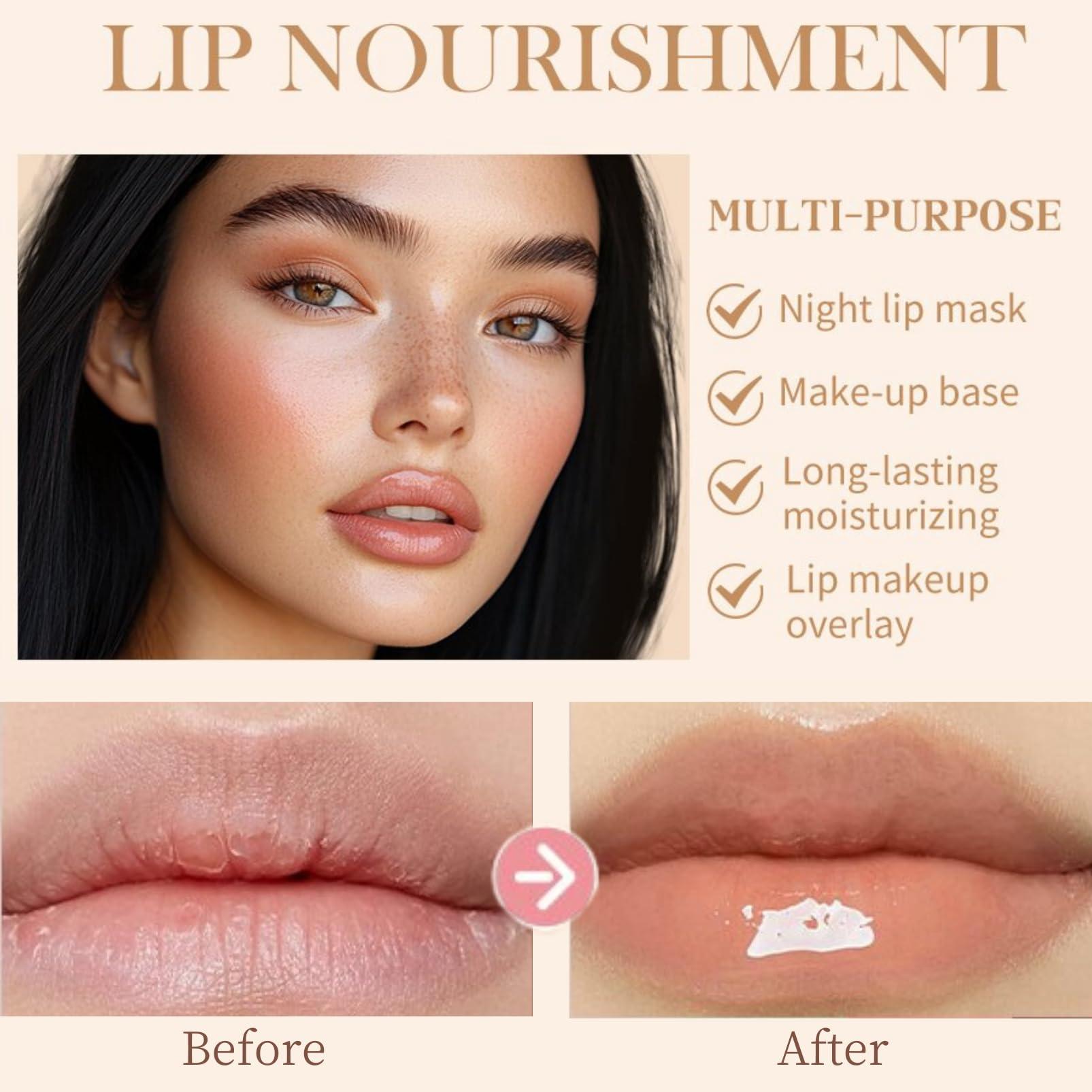 Evolvique Lip Butter Balm - Lip Balm Hydrating - Tinted Lip Balm - Moisturizing Lip Gloss Set - Girls Lip Oil - Lip Moisturizer for Women - Lip Care Products - Christmas Gifts for Teen Girls