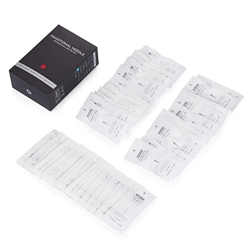 CHUSE CHUSE P1 Permanent Makeup Needles Box of 30Sets (1R Needles & Caps)