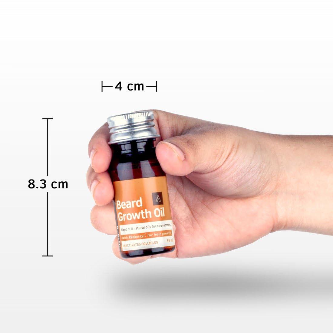 Ustraa Ustraa Beard Growth Oil - 1.18 Oz - More Beard Growth, With Redensyl, 8 Natural Oils including Jojoba Oil, Vitamin E, Nourishment & Strengthening, No Harmful Chemicals