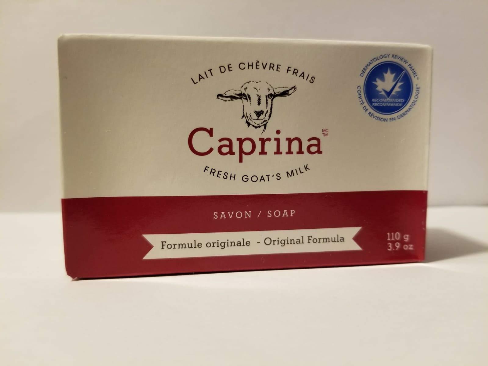 Caprina 6 x Caprina Fresh Goat's Milk Soap, Original Formula, 110g (3.9oz) (6) by CANUS