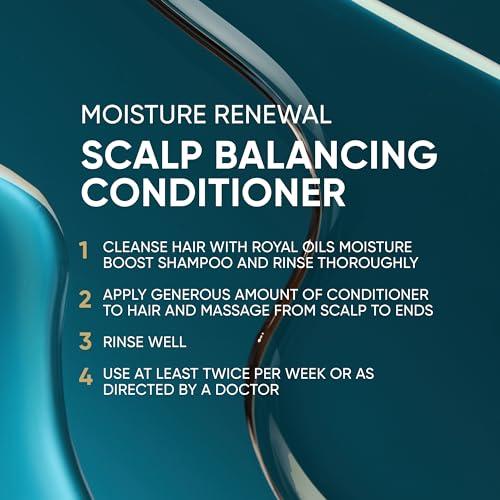 Head & Shoulders Head & Shoulders Royal Oils Dandruff Shampoo and Conditioner Set, Coconut Oil & Apple Cider Vinegar, Moisture Renewal, Scalp Relief, Curly & Coily Hair, Anti Dandruff, 31.4 Fl Oz Each, 2 Pack