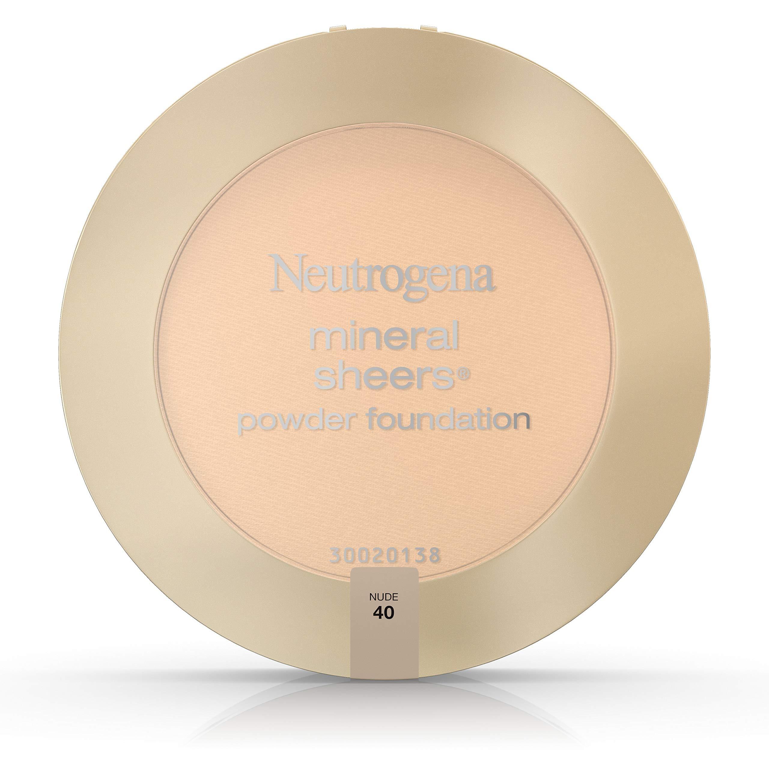 Neutrogena Neutrogena Mineral Sheers Powder Foundation, Nude 40, 0.34 Ounce