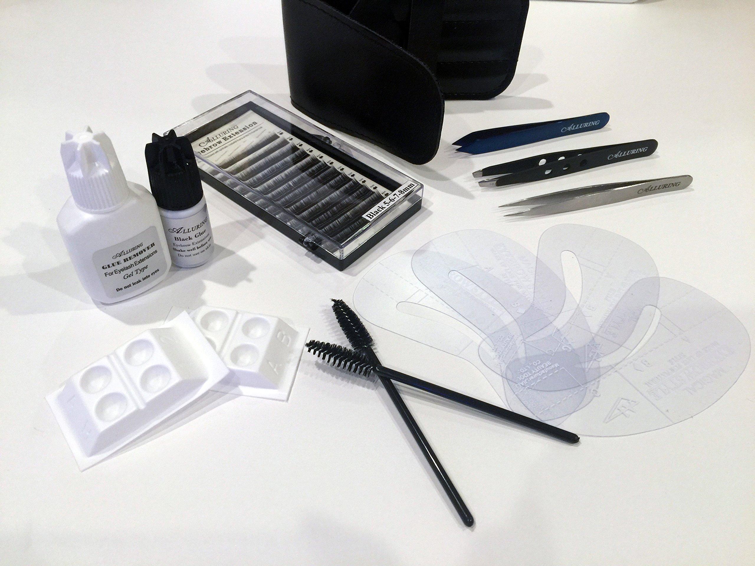 Alluring Alluring Eyebrow extensions Kit (Light Brown Eyebrow)
