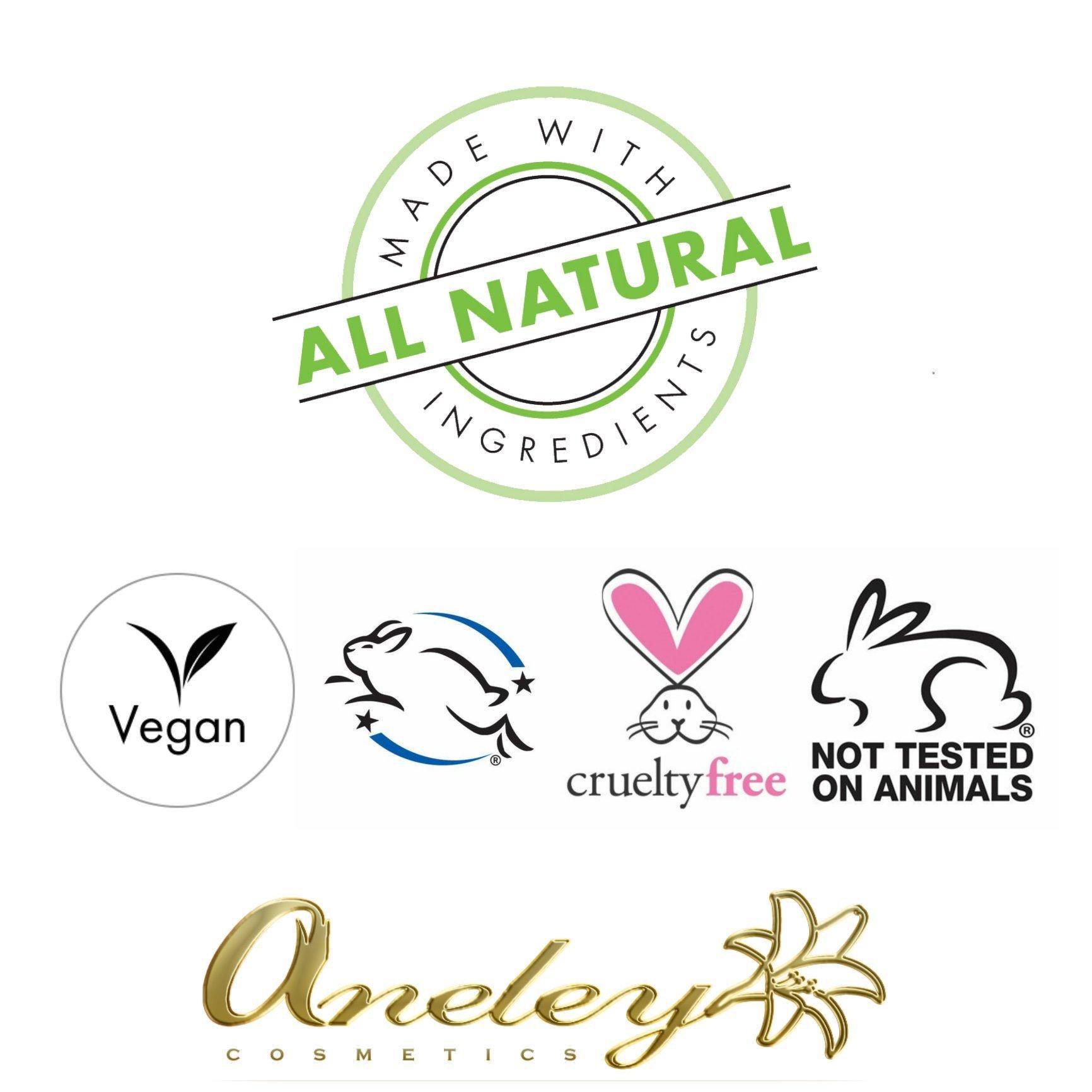 Aneley Cosmetics Natural Concealer makeup certified organic ingredients cruelty free vegan gluten free creamy soothing nourishing and hydrating formula for flawless complexion perfect coverage highly(Flawless)