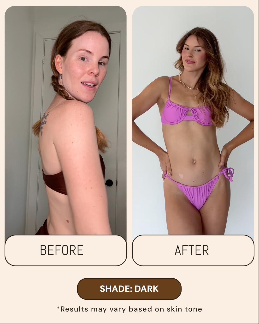 Peta Jane Dark Tanning Mousse 7oz - Sunless Self-Tanner for a Natural, Streak-Free, Organically Derived, Lightweight & Fast Absorbing, Non-Sticky, For All Skin Types, Vegan & Cruelty-Free