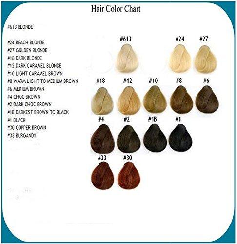 Nubian Crown Hair Clip in Hair Extensions - REAL HUMAN HAIR - 70 Grams - 16-22 Inches - 28 Colors Available (18 Inches, 33)