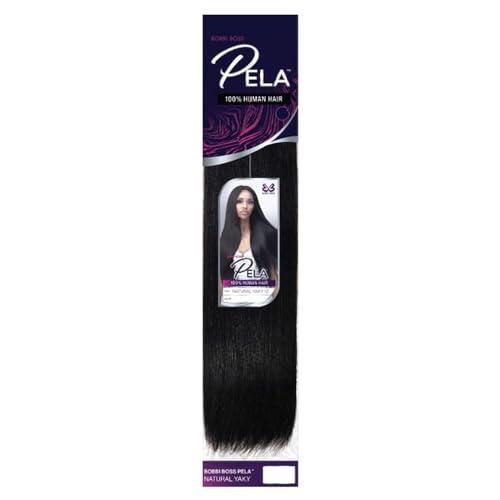 BOBBI BOSS Braids Bobbi Boss Human Hair Pela Natural Yaki (12\" - 1 Pack, 1B)