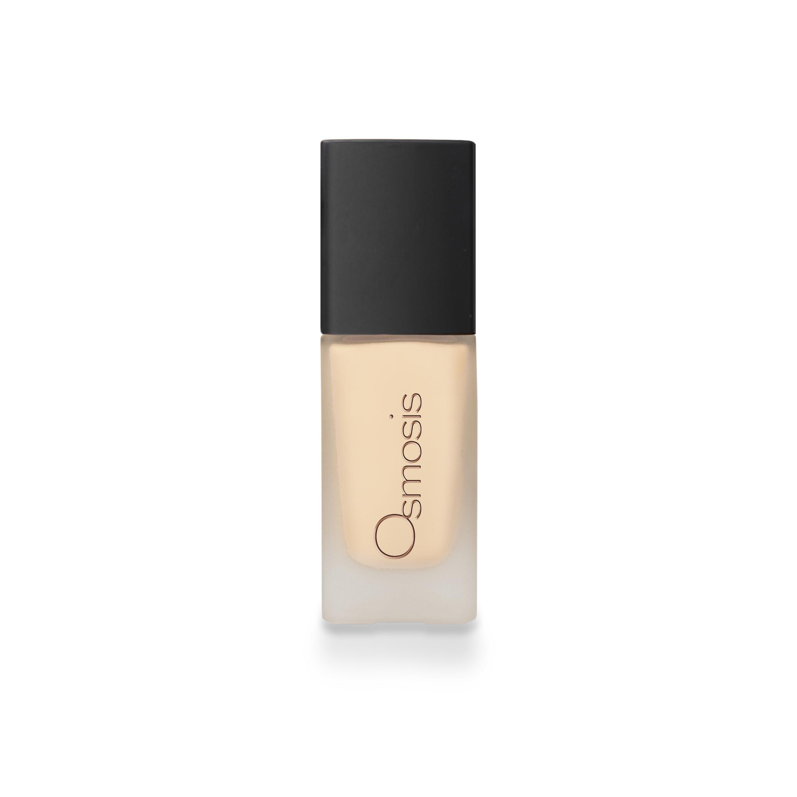 OSMOSIS Osmosis Flawless Foundation, Lightweight Liquid Makeup, Medium To Full Coverage, Matte Finish, 10 Shades, Buff 1 Fl Oz