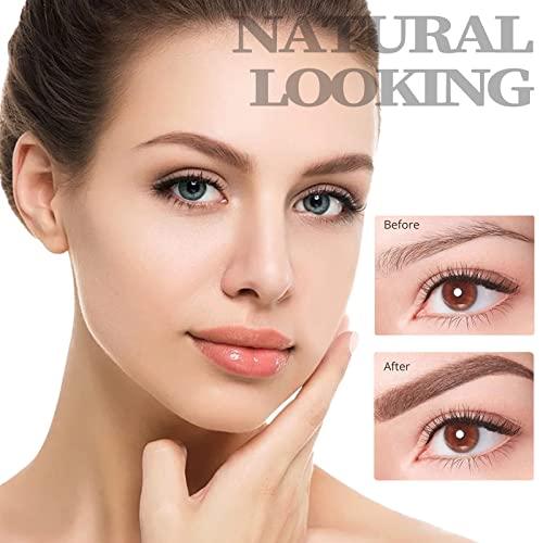 MZANAW Eyebrow Stamp Stencil Kit Perfect Eye Brow Stamping Kit Waterproof Eyebrow Stamp Long-lasting Brow Stamp Eyebrow Kit For Beginners in Beauty & Personal Care Light Brown