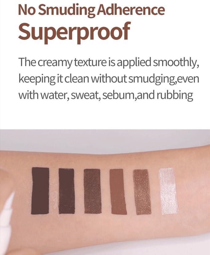 COSNORI COSNORI Super Proof Fitting Gel Eyeliner 05 Glam Bronze - Smudge-Proof, Ultra Creamy Eyeliner Pencil with Sharpener, Soft Drawing Multi-Use Eyeliner, Waterproof, Gold Pearl Brown, 0.014oz (0.4g)