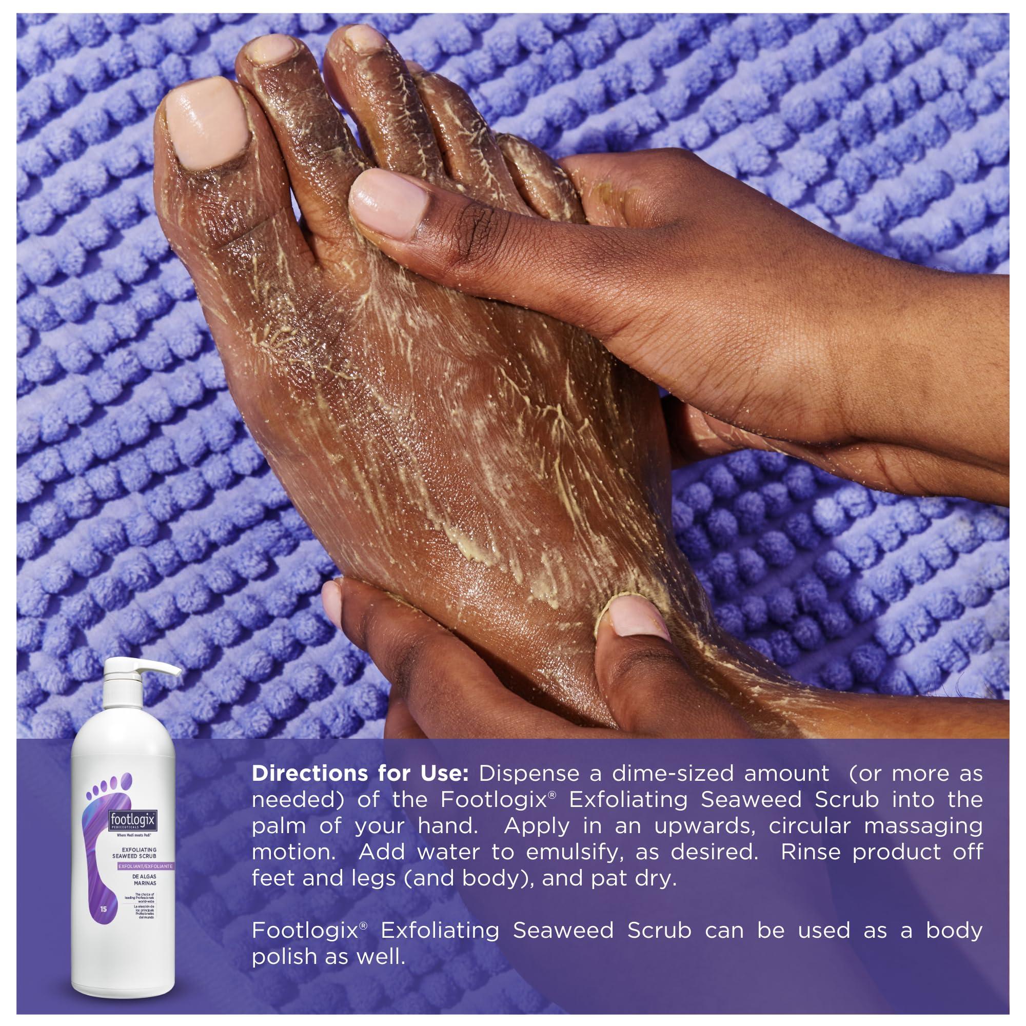 FOOTLOGIX footlogix Footlogix Exfoliating Seaweed Scrub, 32 fl. oz.