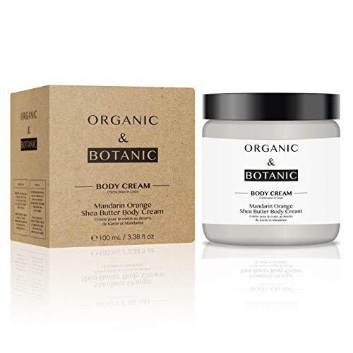 Dr Botanicals Organic & Botanic Vegan Mandarin Orange Shea Butter Hydrating Body Cream 100ml for Dry and Sensitive Skin. Premium Vegan Skincare For All Skin Types. Made In The UK.