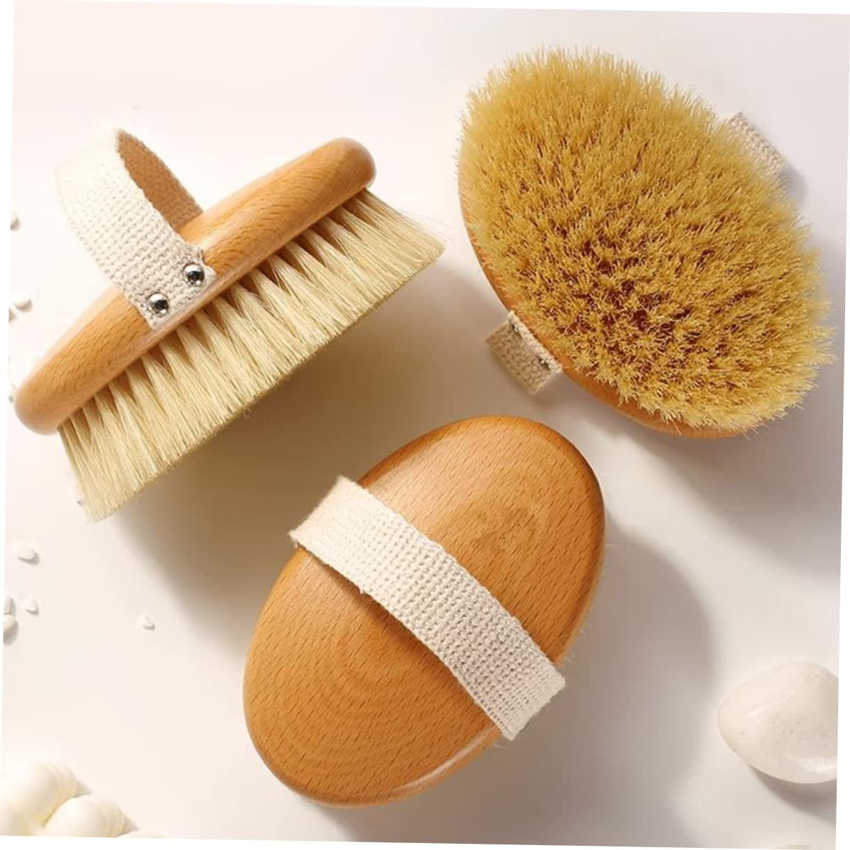 FOMIYES FOMIYES Body Brush for Dead Skin Removal Natural Bristle Wood Shower Brush Bath Exfoliator Brush