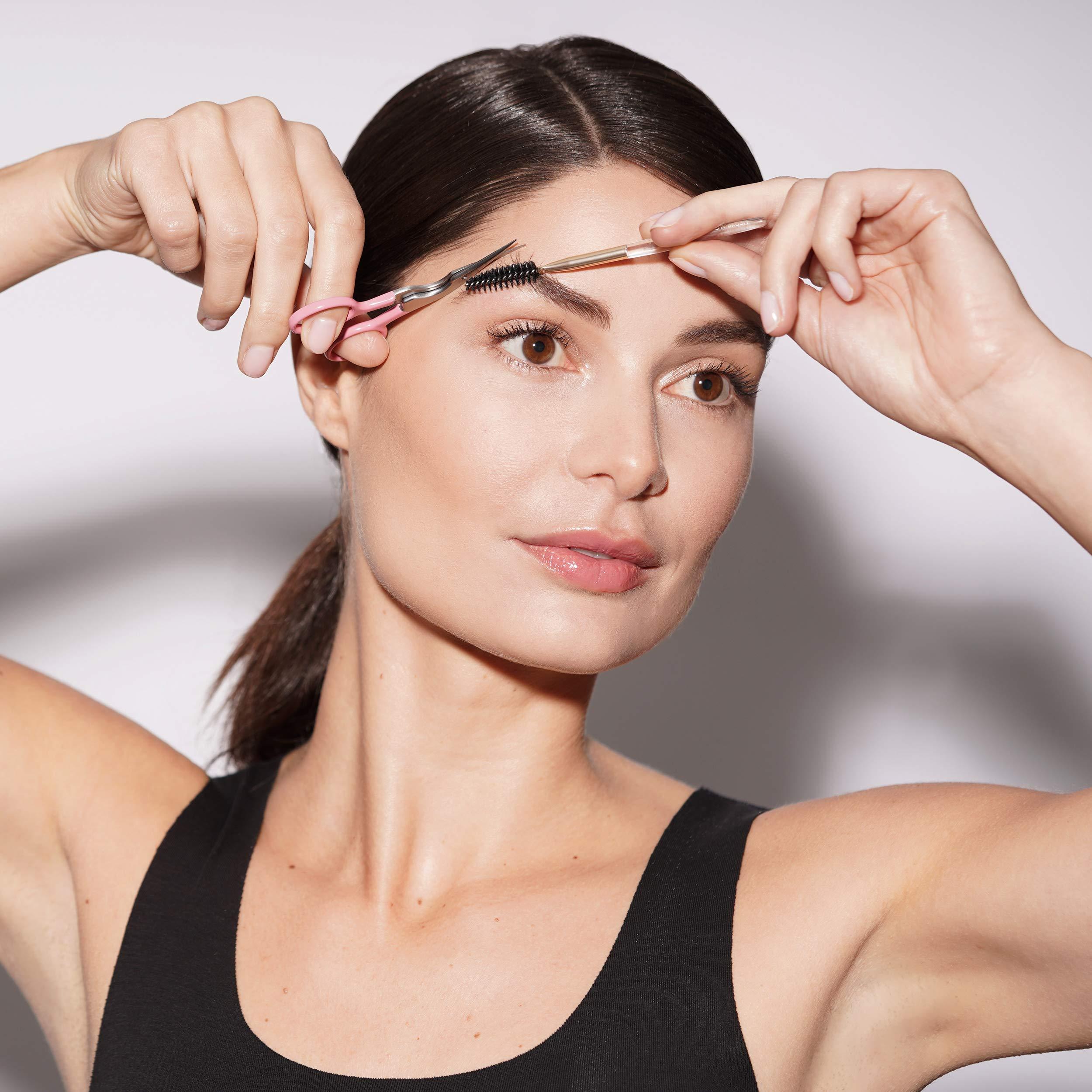 Tweezerman Tweezerman Exclusive Tea Rose Brow Shaping Scissors & Brush