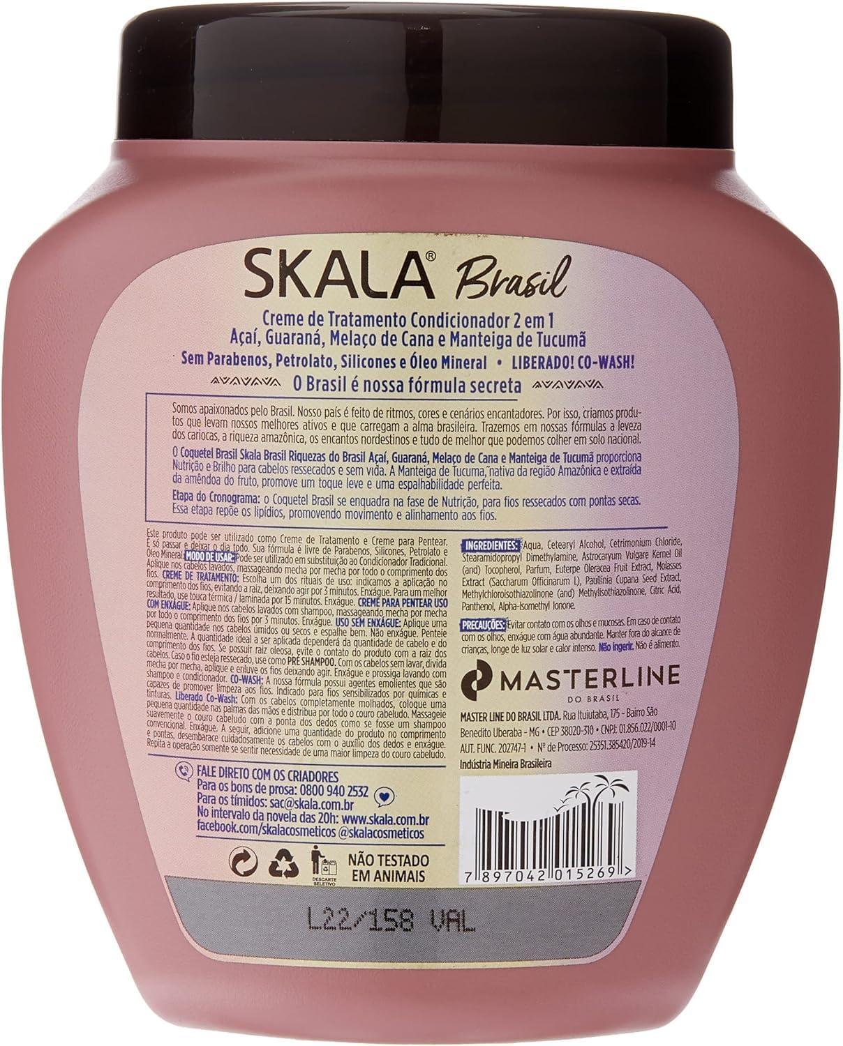 SKALA SKALA Hair Treatment Cream 1000G (COQUETEL BRASIL), MIXED, 35.27 Ounce