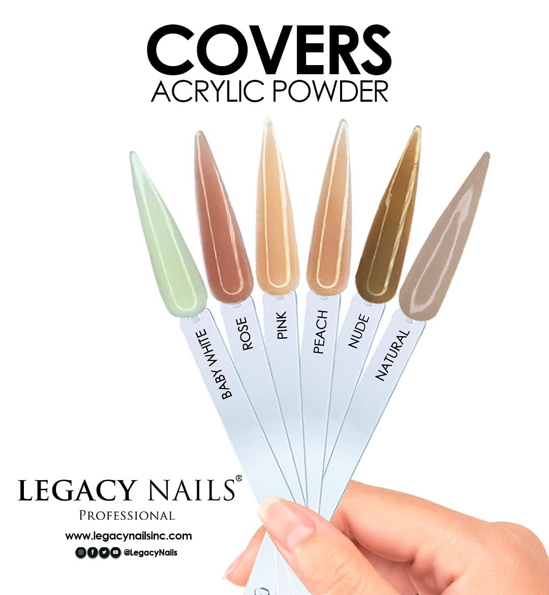 LEGACY NAILS Legacy Nails Professional Cover Acrylic Powder - Create Beautiful French Nail Art & Extensions - 1 Lb (NATURAL)