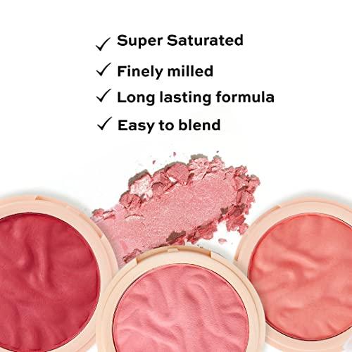 Revolution Beauty London Revolution Beauty, Blusher Reloaded, Pressed Powder Face Blusher, Highly Pigmented & Long Lasting Formula, Rose Kiss, 0.26 Oz. (Pack of 2)
