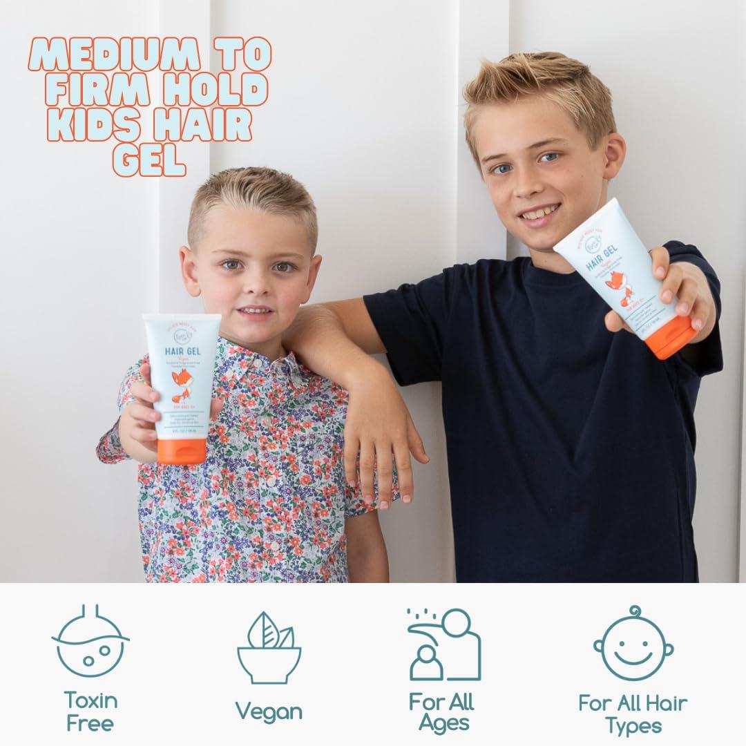 LANE & CO. LANE & CO. Baby Hair Gel - Hypoallergenic Kids Hair Gel - Flexible Medium to Firm Hold - Tames Flyaways, Frizz, Static Hair - Tested by Dermatologists - Suitable for Children Ages 0 & Up - 4 fl.oz.