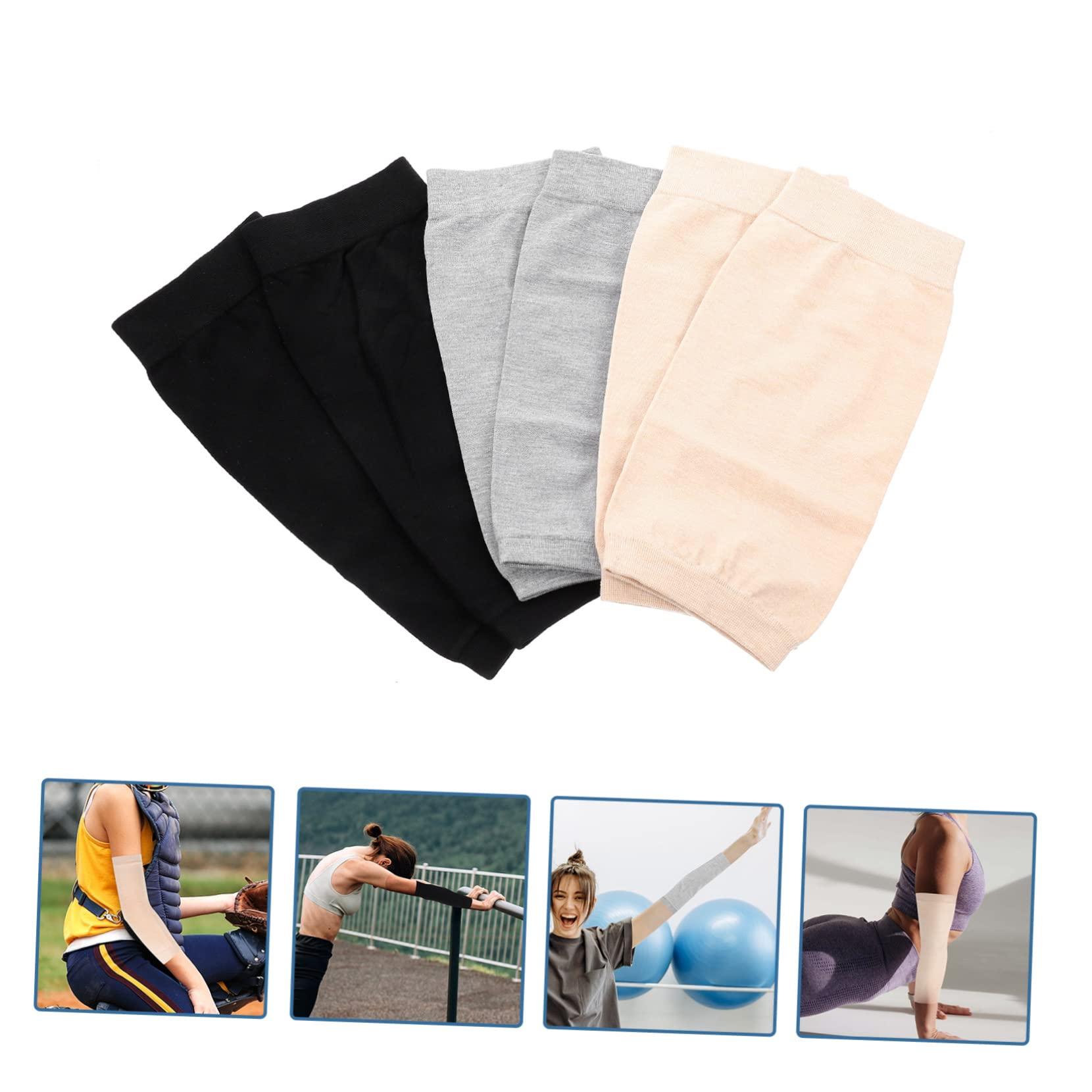 SOLUSTRE SOLUSTRE 2sets Elbow Covers for Summer Outdoor Sports Elbow Sleeve Braces Pads Elbow Sleeve Covers for Running Sports Compression Sleeves Elbow Supplies 3pairs*2