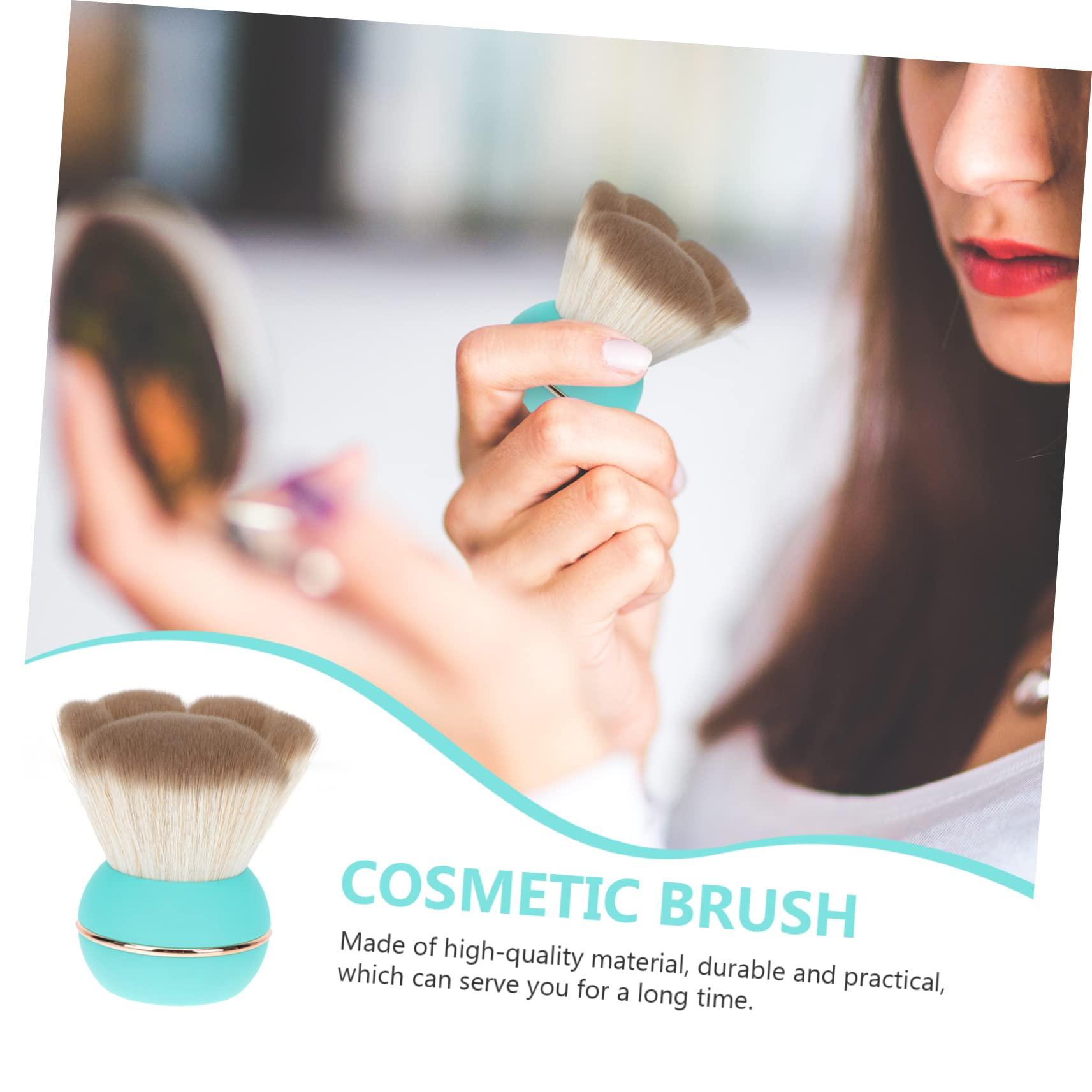 Hemoton Hemoton 1pc Cat Claw Loose Powder Brush Travel Powder Brush Makeup Buffing Brush Makeup Supplies Liquid Blush Brush Powder Foundation Brush Face Makeup Brush Blush Applicator Green Plating