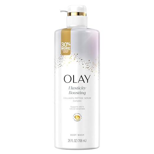 Olay Olay Cleansing & Firming Body Wash for Women with Vitamin B3 and Collagen, Younger & Healthier Looking Skin, Fast Absorbing Formula, 26 fl oz