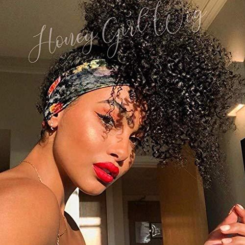 Honey Girl Wig U Part Wig Human Hair 1X3 U Part Wigs Kinky Curly for Black Women Curly Wig 10A Brazilian Human Hair Wigs Half Wig U Part Wigs Deep Curly U Part Wigs U Part Human hair Wig 8"150% middle Part