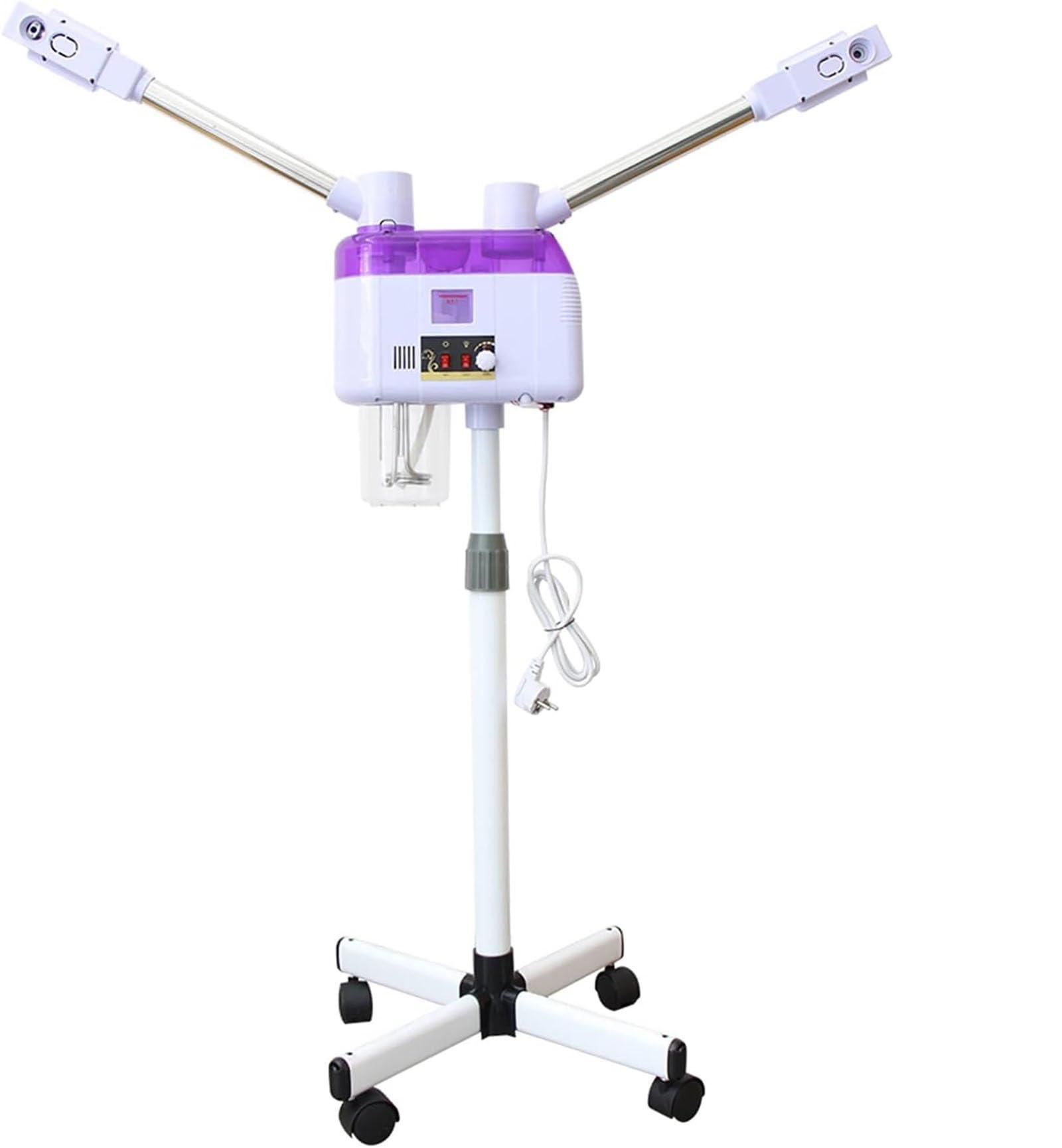 CEEBUS Professional Facial Steamer Device, 2 in 1 Hot and Cold Deep Clean Facial Steamer, Height Adjustable Multifunction Spa Humidify, Use in SPA Salon Beauty