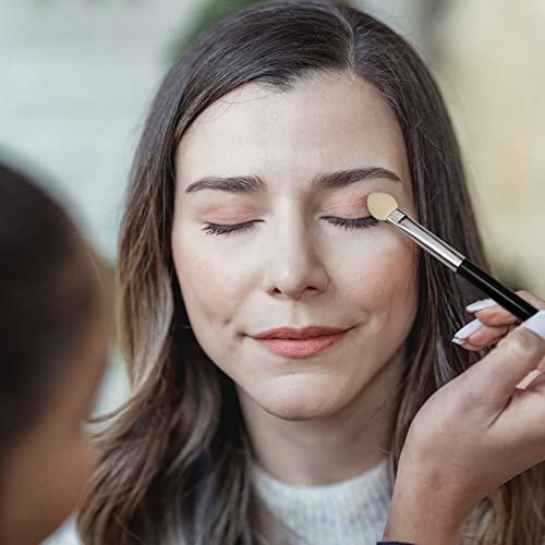 UorPoto UorPoto Eyeshadow Applicators Sponge Double Sided Reusable 5Pcs Professional Blendable Organic Foam Tip Makeup Eye Shadow Applicator Brush Set Washable