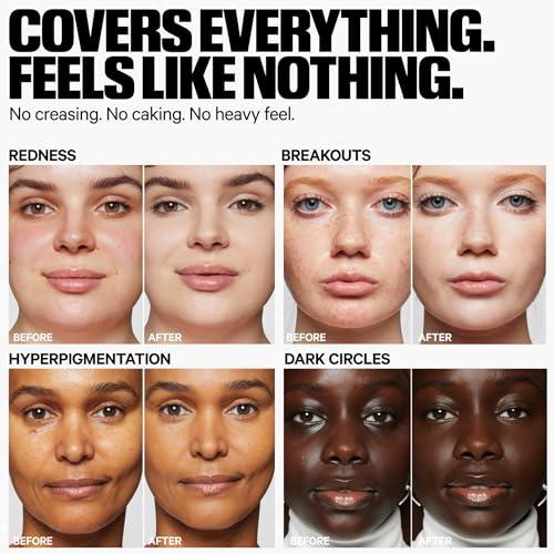 Milk Makeup Milk Makeup Future Fluid All Over Cream Concealer, 3N (Very Fair with Neutral Undertones) - 0.28 fl oz - Medium-to-Full Coverage - Up to 12-Hour Wear - Crease-Proof Finish - Vegan, Cruelty Free