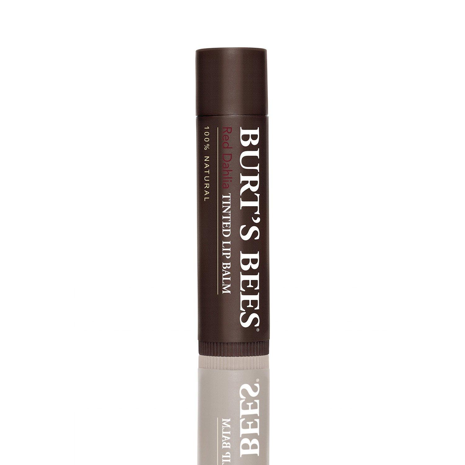 Burt\'s Bees Burt's Bees 100% Natural Tinted Lip Balm, Red Dahlia with Shea Butter & Botanical Waxes 1 Tube