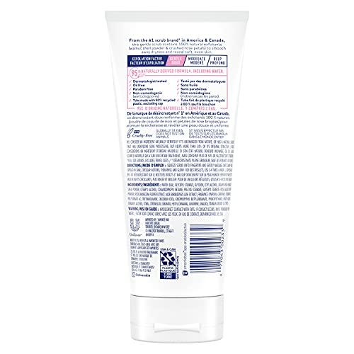 St. Ives St. Ives Gentle Smoothing Face Scrub Our Gentlest Scrub Yet Rose Water and Aloe Vera Made with 100 percent Natural Exfoliants, Paraben Free, Oil-Free, Dermatologist Tested 6 oz