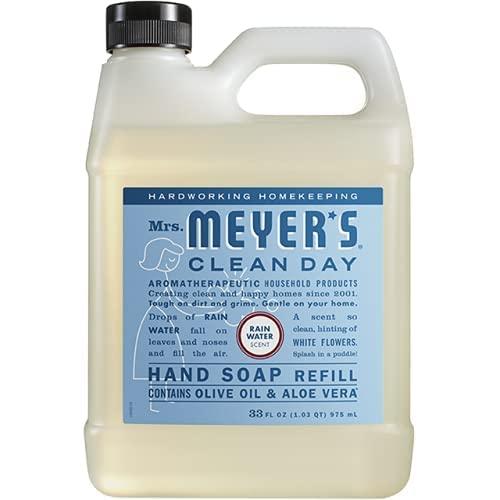MRS. MEYER'S CLEAN DAY Mrs. Meyer\'s Hand Soap Variety, 1 Rain Water Refill, 1 Rain Water Hand Soap, 1 CT