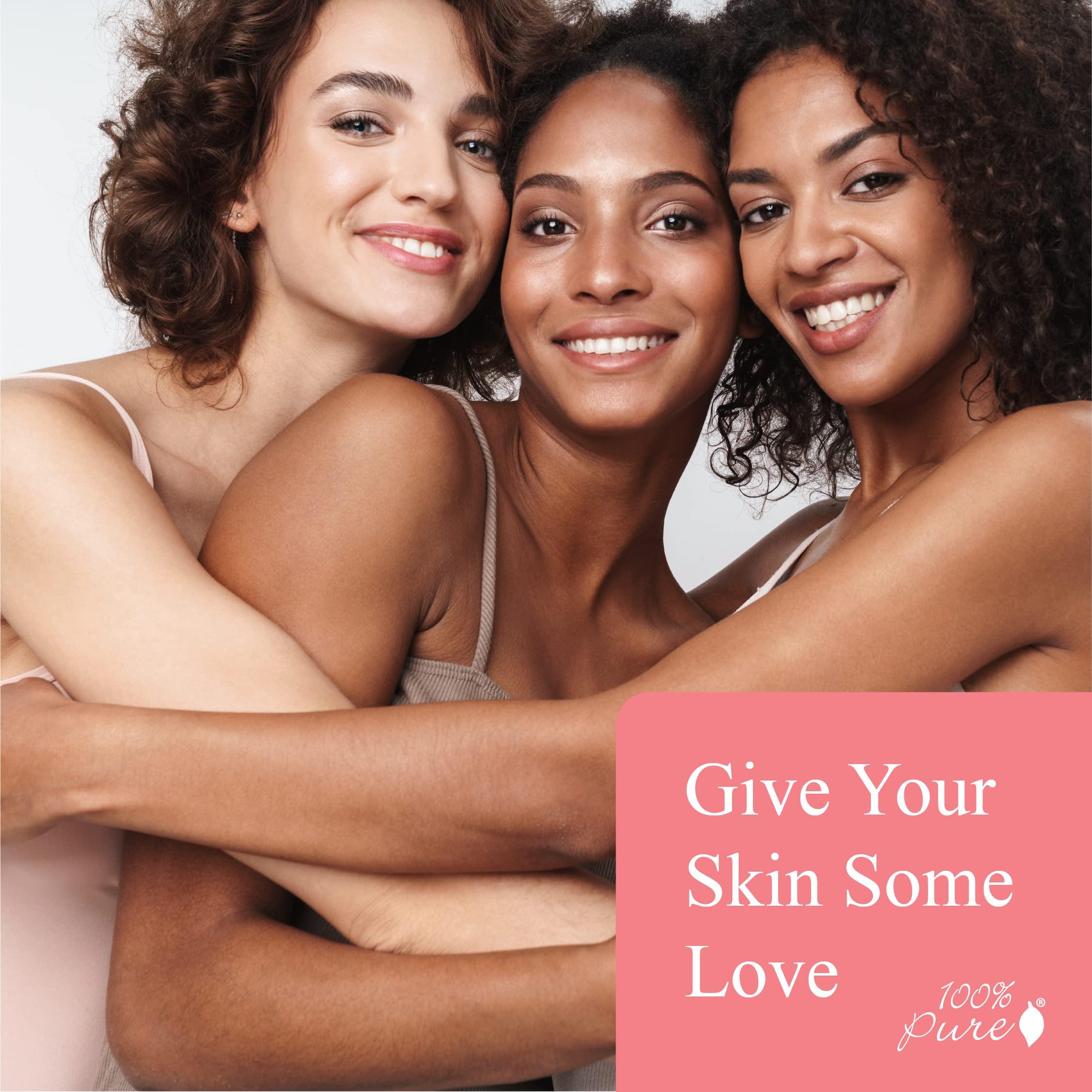 100% PURE 100% PURE Tea Tree Clear Complexion Cleanser Face Wash Natural Botanic Foam Acne Blemish Treatment Deep Skin Cleansing Pore Declogger - Vegan - 3.71oz