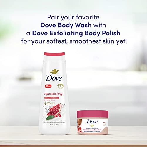 Dove Dove Scrub Pomegranate & Shea Butter For Silky, Soft Skin Body Scrub Exfoliates and Provides Lasting Nourishment 10.5 oz