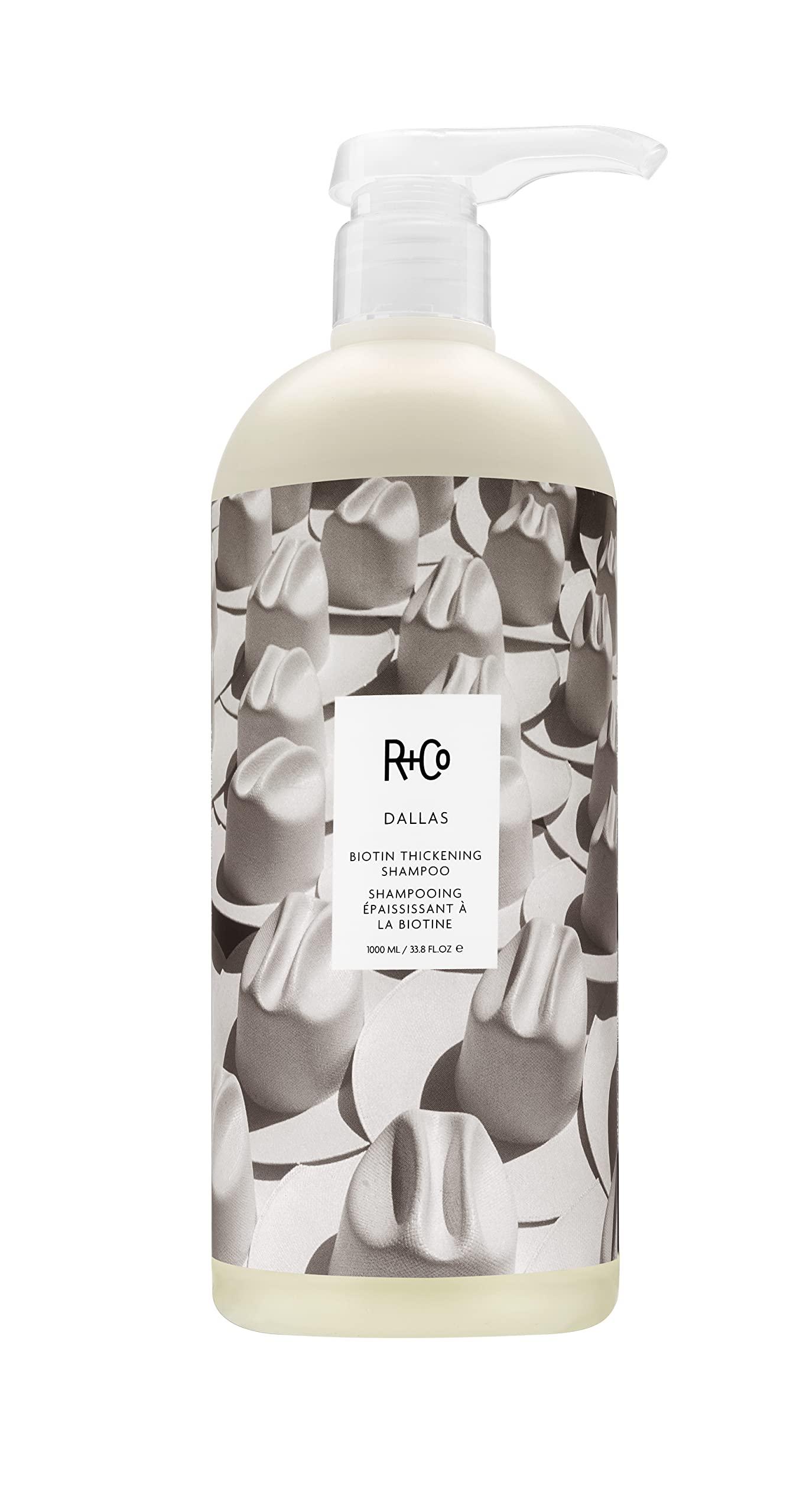 R+Co R+Co Dallas Thickening Shampoo | Biotin for Hair Growth, Thickening, + Strengthing | Vegan + Cruelty-Free |