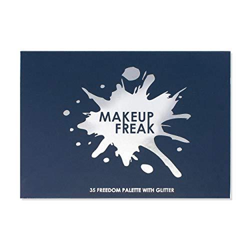 Makeup Freak Makeup Freak FREEDOM 35 Color Pigmented Eyeshadow Palette with Glitter Summer