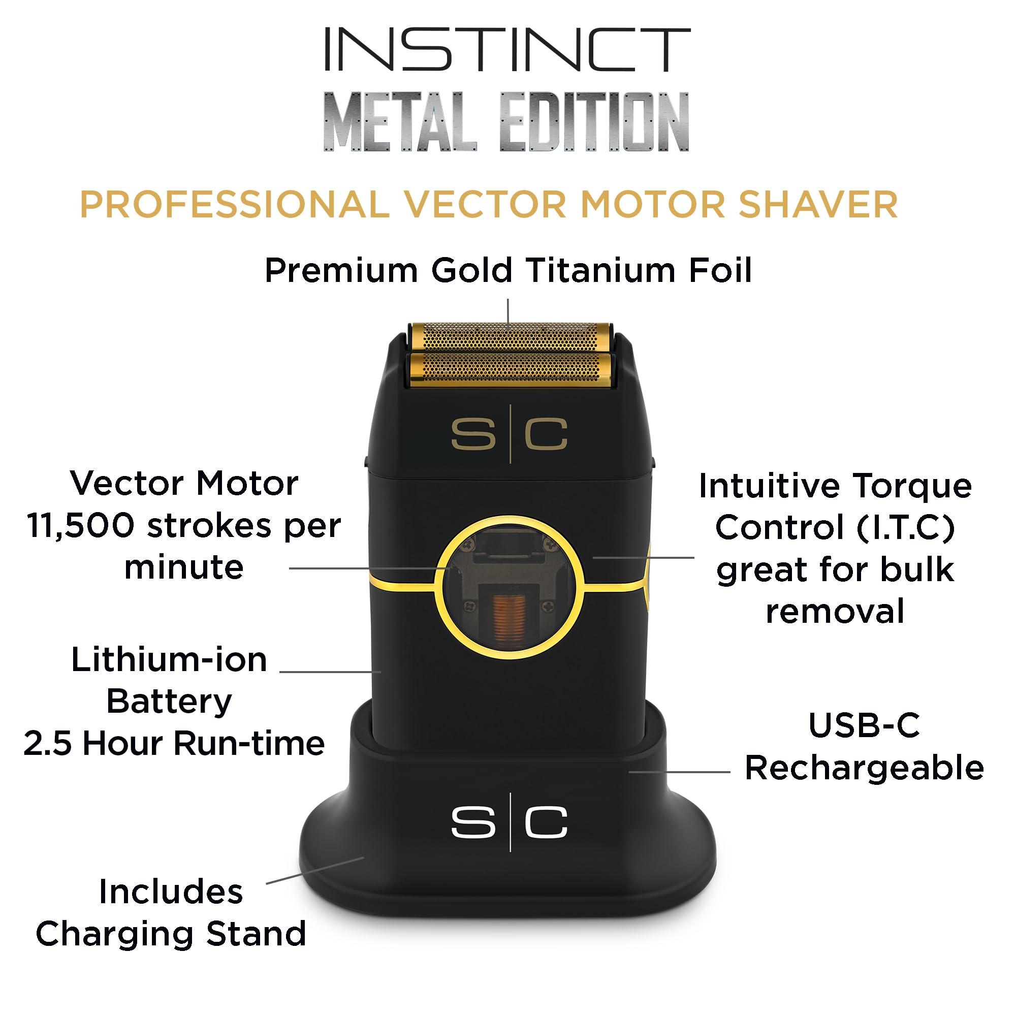 Stylecraft Stylecraft Instinct Metal Edition Professional Hair Clipper, Trimmer and Shaver
