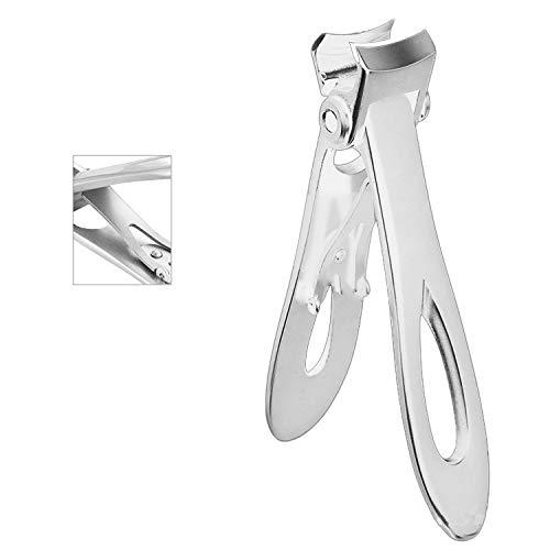 Dr.Pedi Dr.Pedi Stainless Steel Nail Clippers Set with Separate Nail File & Cuticle Trimmer V-Shaped Dead Skin Fork for Fingernail Toenail Thick Nails for Men and Women