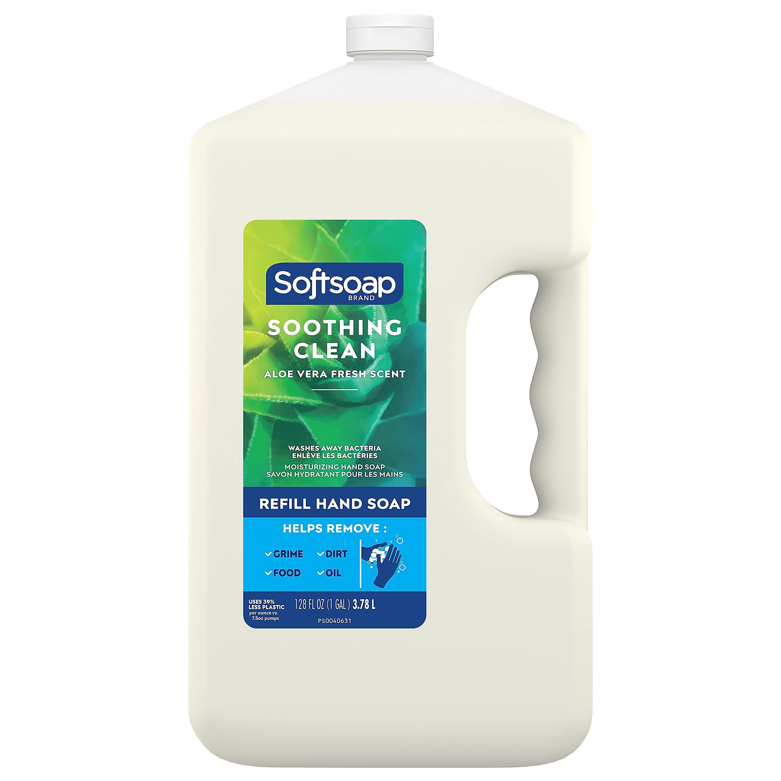 Softsoap Softsoap Soothing Clean Liquid Hand Soap Refill, Aloe Vera Scent, 1 Gallon (201900) (792739)