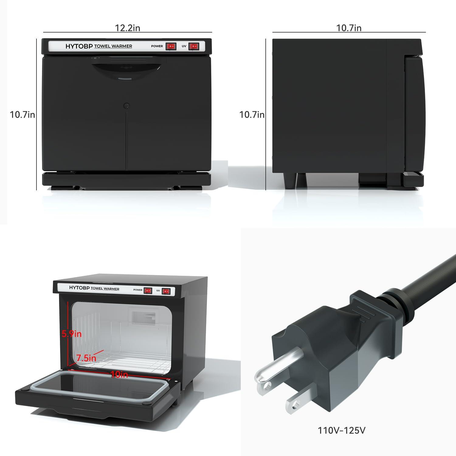 HYTOBP HYTOBP Hot Towel Warmer, 8L Towel Warmers Spa, Small Towel Warmer Professional Mini Towel Warmer Cabinet for Facial, Towel Warmer Esthetician Towel Heater for Beauty&Salon(8L-Black)