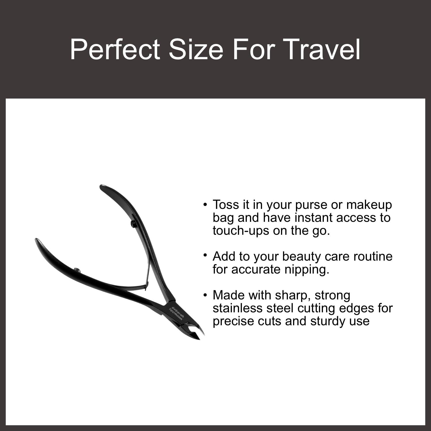 Deborah Lippmann Deborah Lippmann Cuticle Nippers | Stainless Steel Cuticle Trimmers for Fingernail and Toenail Care | Durable Tool for Manicure and Pedicure