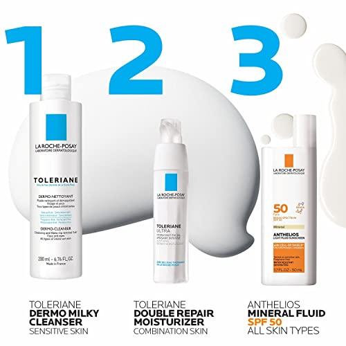 La Roche-Posay La Roche-Posay Anthelios Kids Gentle Lotion Sunscreen SPF 50, Broad Spectrum SPF + Antioxidants, Sunscreen For Kids, Octinoxate & Oxybenzone-Free, Pediatrician Tested, Non Comedogenic, Oil Free
