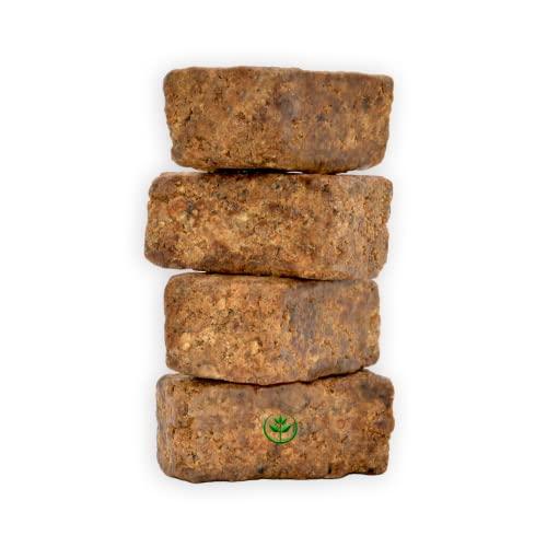 Plant Guru Raw African Black Soap 2 lbs. Bulk Bars 100% Pure Natural From Ghana. Acne Treatment, Aids Against Eczema & Psoriasis, Dry Skin, Scars and Dark Spots. Great For Pimples, Blackhead.